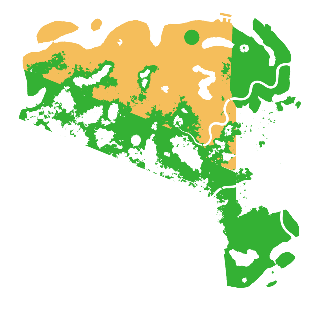 Biome Rust Map: Procedural Map, Size: 5500, Seed: 45678934