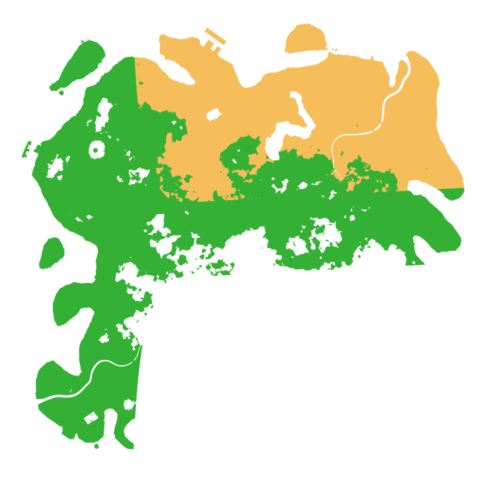 Biome Rust Map: Procedural Map, Size: 4250, Seed: 4458405