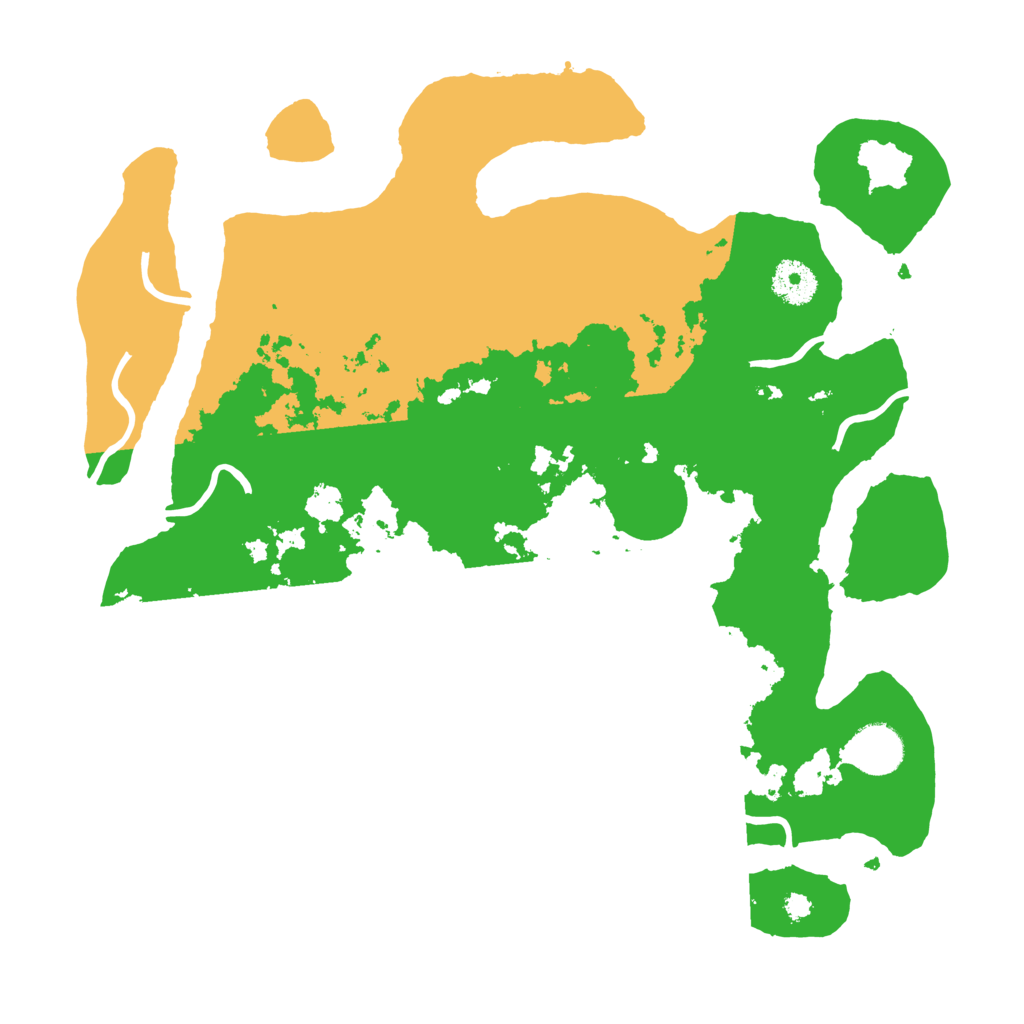 Biome Rust Map: Procedural Map, Size: 3500, Seed: 2100