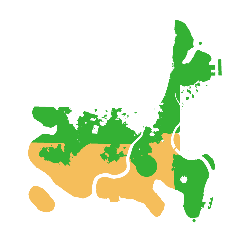 Biome Rust Map: Procedural Map, Size: 3000, Seed: 172929740