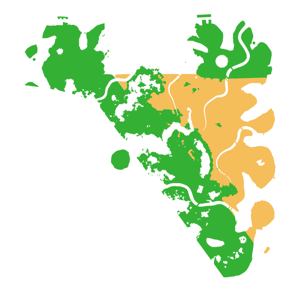 Biome Rust Map: Procedural Map, Size: 4250, Seed: 5184747