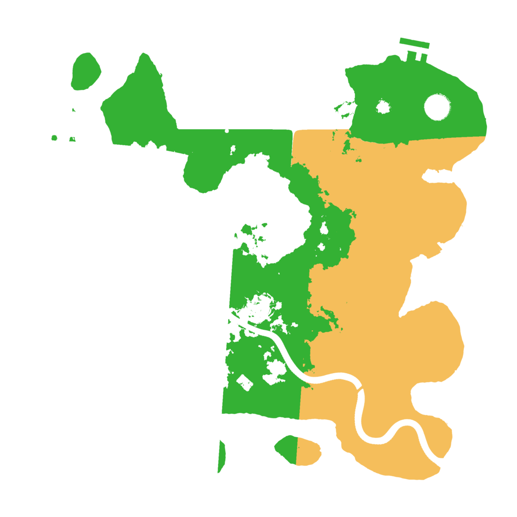 Biome Rust Map: Procedural Map, Size: 3500, Seed: 6360898