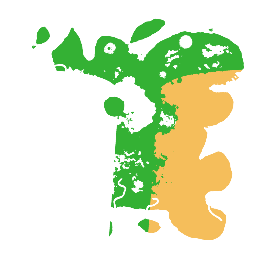 Biome Rust Map: Procedural Map, Size: 3500, Seed: 6360898