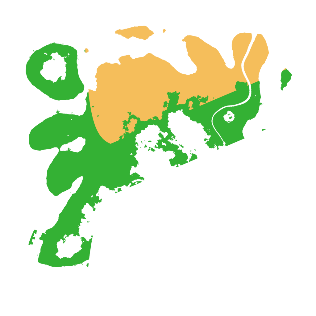 Biome Rust Map: Procedural Map, Size: 3000, Seed: 20220419