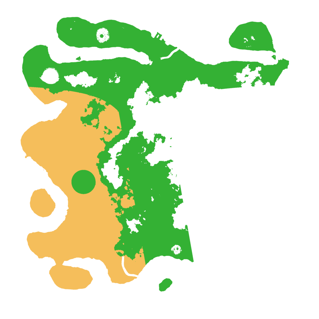 Biome Rust Map: Procedural Map, Size: 3500, Seed: 982375