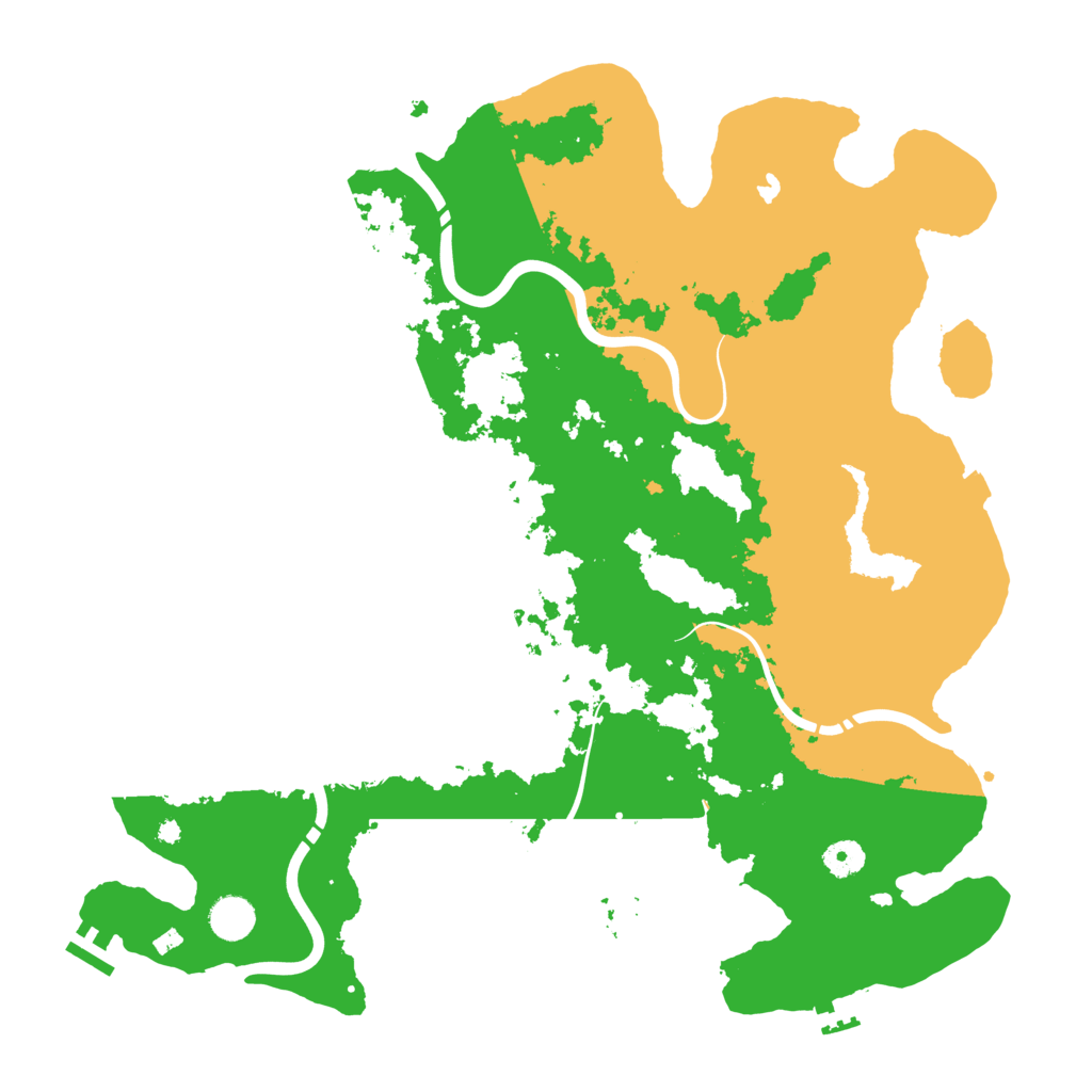 Biome Rust Map: Procedural Map, Size: 4250, Seed: 955907