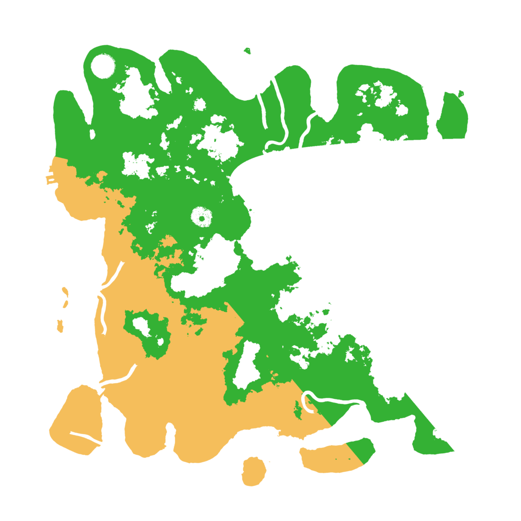 Biome Rust Map: Procedural Map, Size: 3800, Seed: 210394