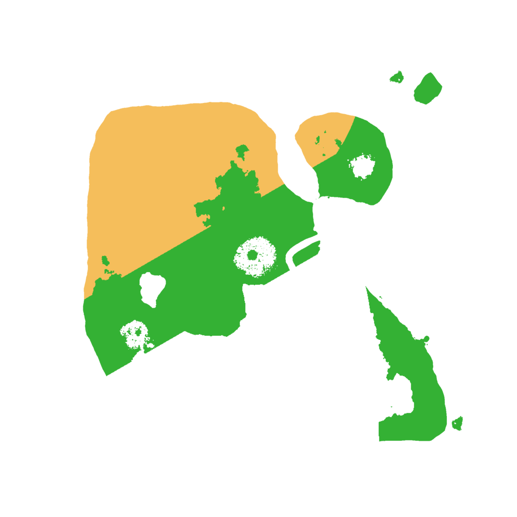 Biome Rust Map: Procedural Map, Size: 2000, Seed: 562628043