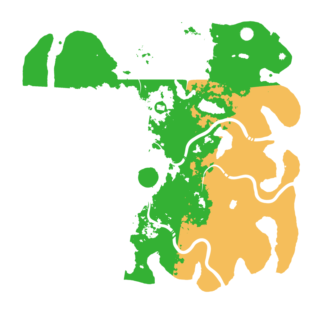 Biome Rust Map: Procedural Map, Size: 4250, Seed: 3185205