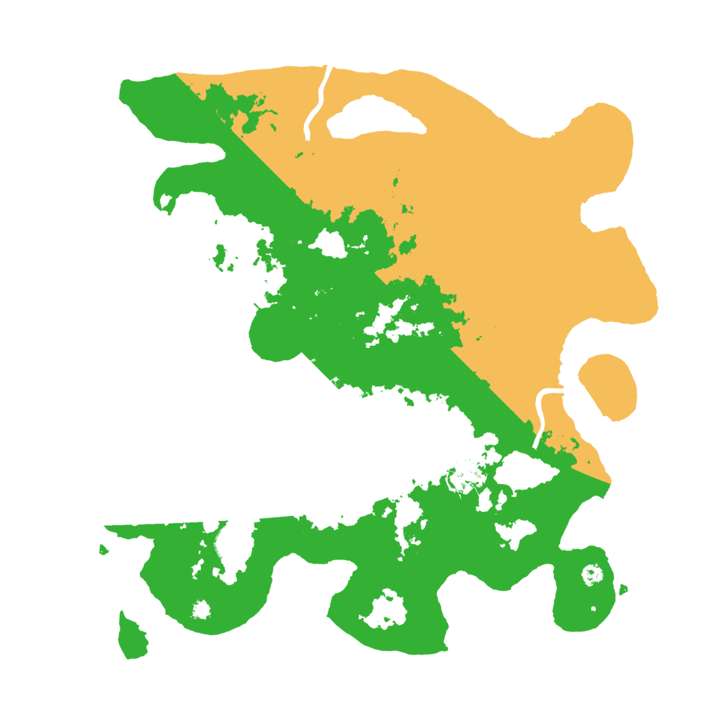 Biome Rust Map: Procedural Map, Size: 3500, Seed: 626794062