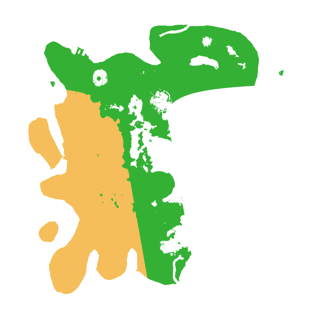 Biome Rust Map: Procedural Map, Size: 3000, Seed: 2439500