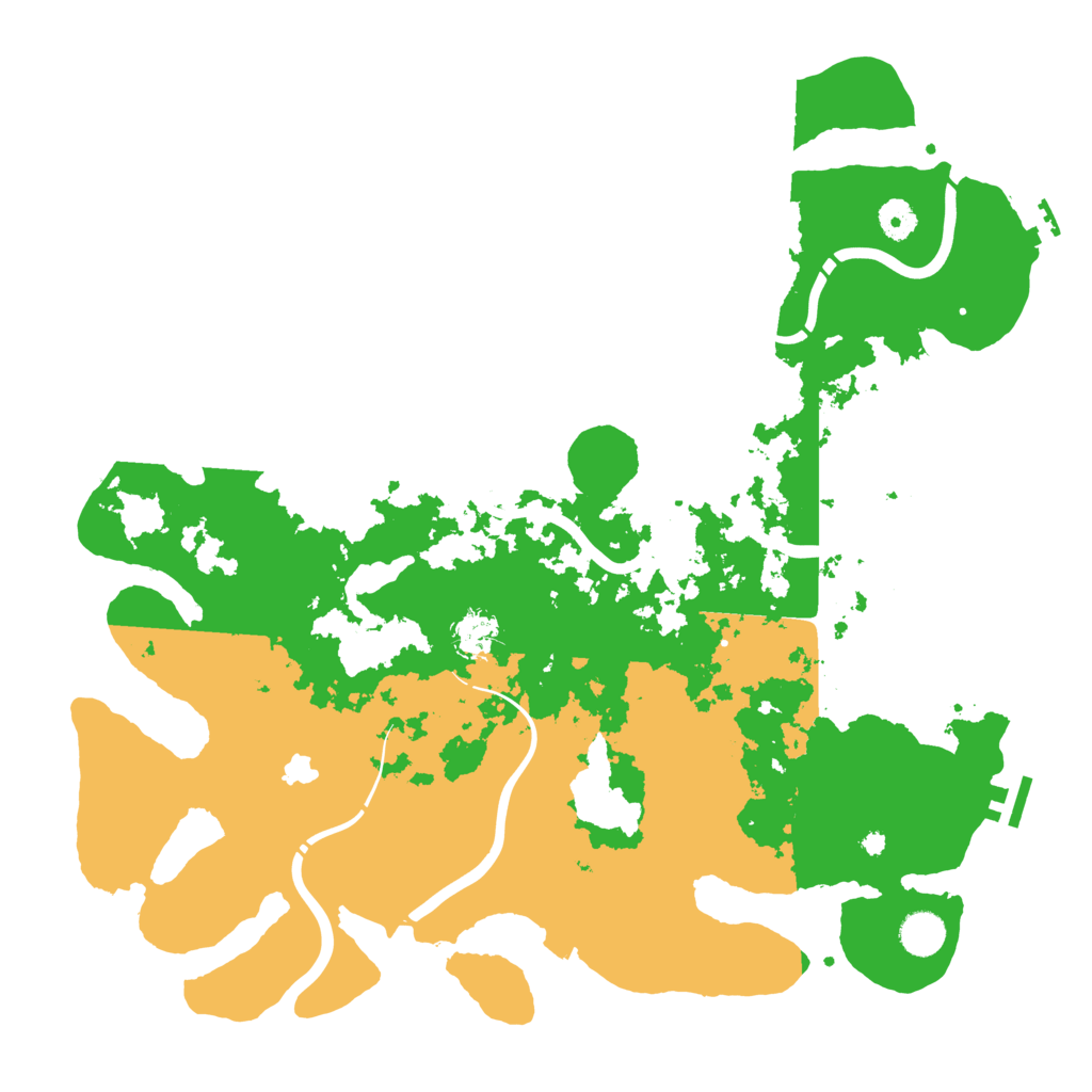 Biome Rust Map: Procedural Map, Size: 4250, Seed: 1332564