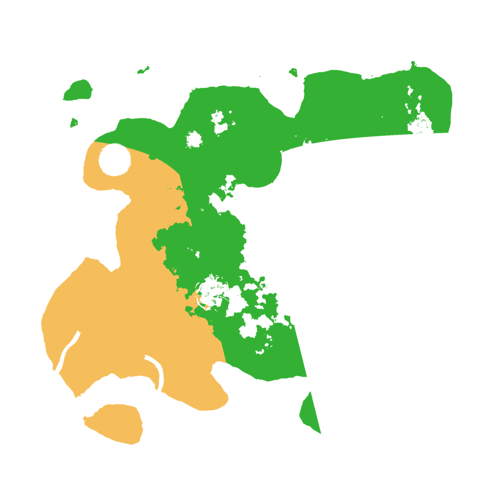 Biome Rust Map: Procedural Map, Size: 2800, Seed: 74327843