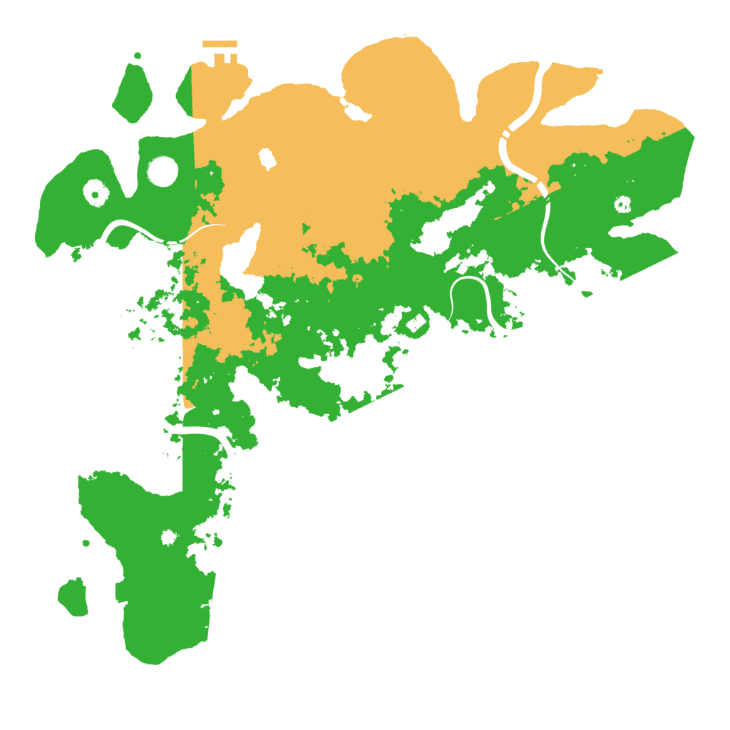 Biome Rust Map: Procedural Map, Size: 4250, Seed: 666449
