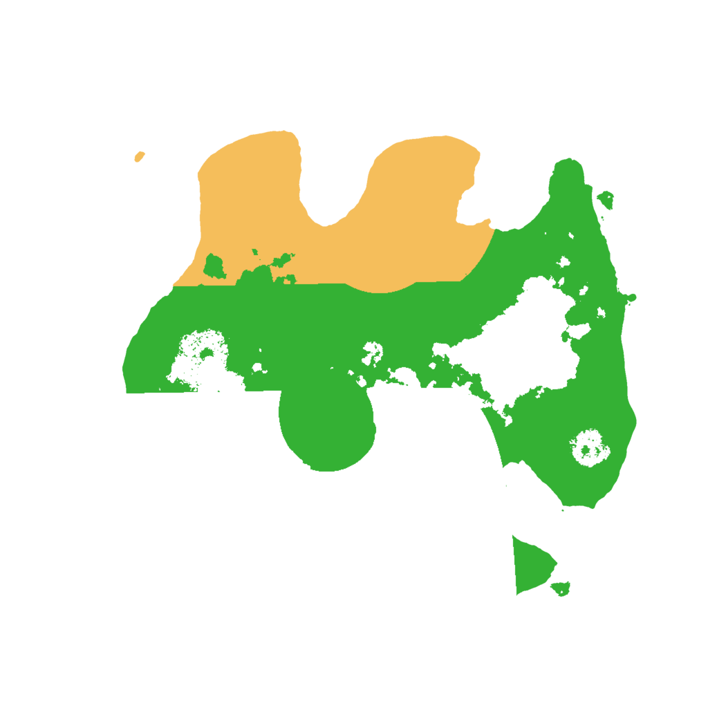 Biome Rust Map: Procedural Map, Size: 2000, Seed: 1143843830