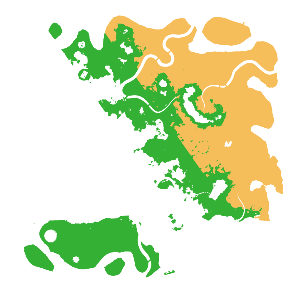 Biome Rust Map: Procedural Map, Size: 4250, Seed: 4218901