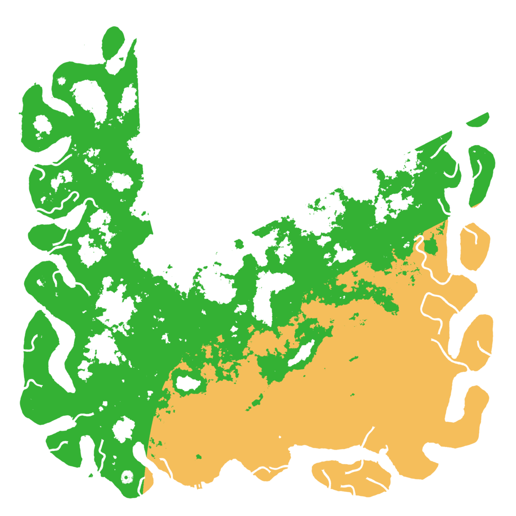 Biome Rust Map: Procedural Map, Size: 6000, Seed: 712618