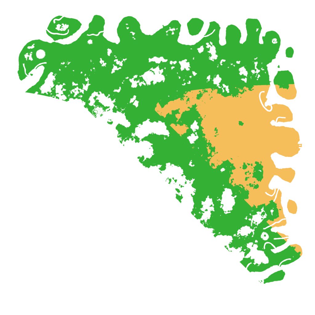 Biome Rust Map: Procedural Map, Size: 6000, Seed: 519715