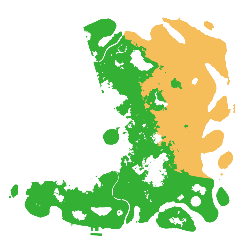 Biome Rust Map: Procedural Map, Size: 4250, Seed: 2606866