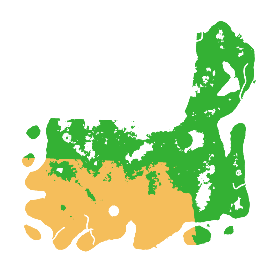 Biome Rust Map: Procedural Map, Size: 4500, Seed: 1974220873