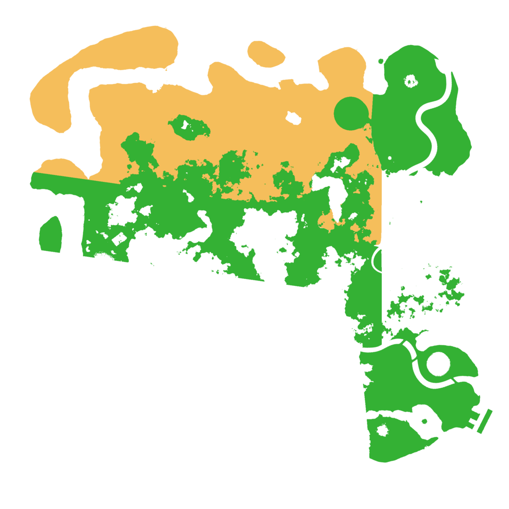 Biome Rust Map: Procedural Map, Size: 4000, Seed: 15141