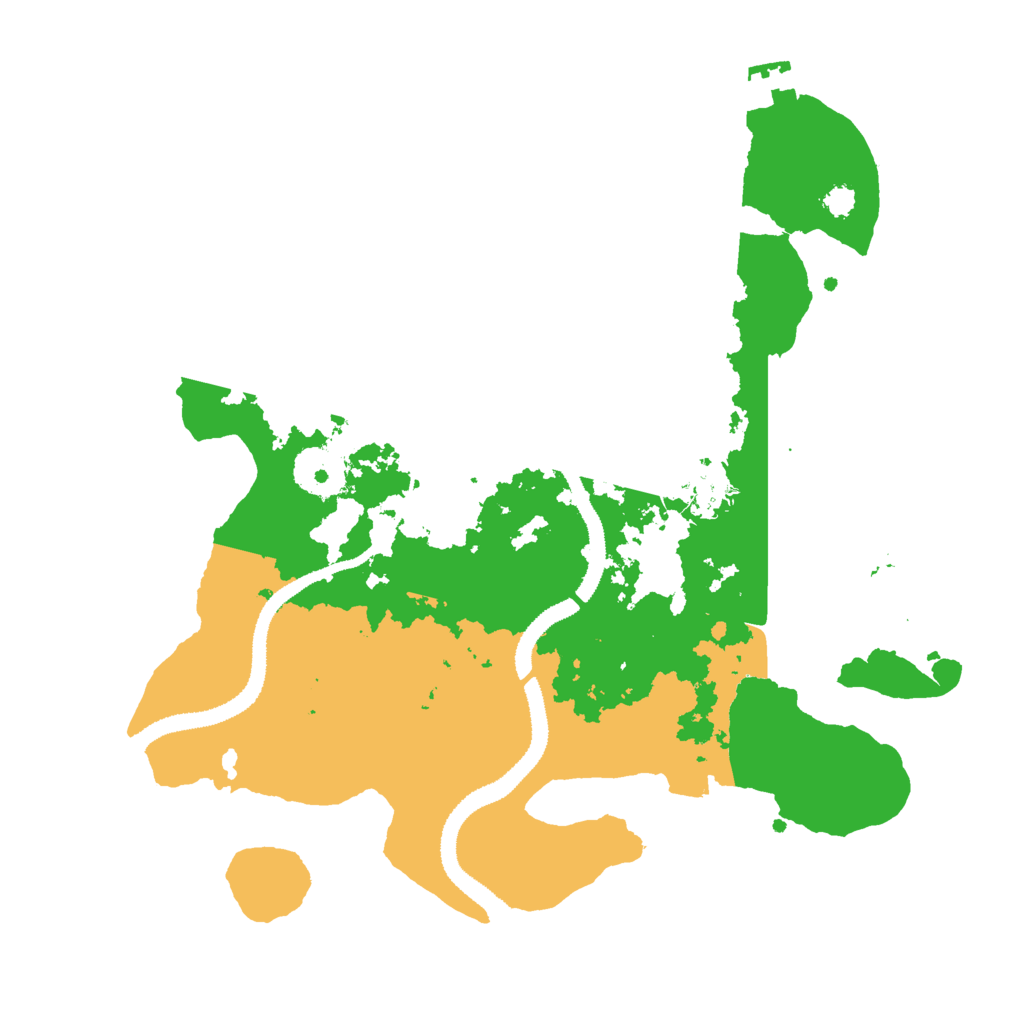 Biome Rust Map: Procedural Map, Size: 3000, Seed: 77882211