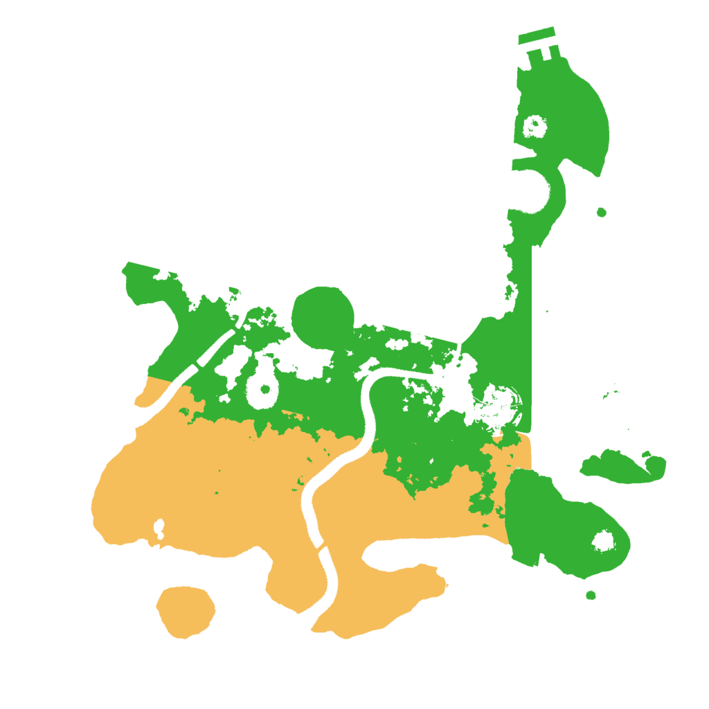 Biome Rust Map: Procedural Map, Size: 3000, Seed: 77882211