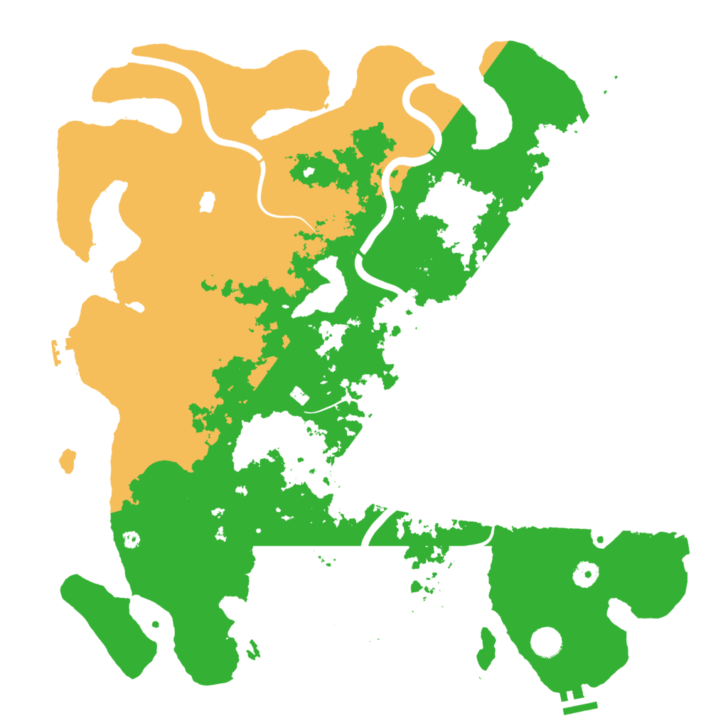 Biome Rust Map: Procedural Map, Size: 4250, Seed: 3730274