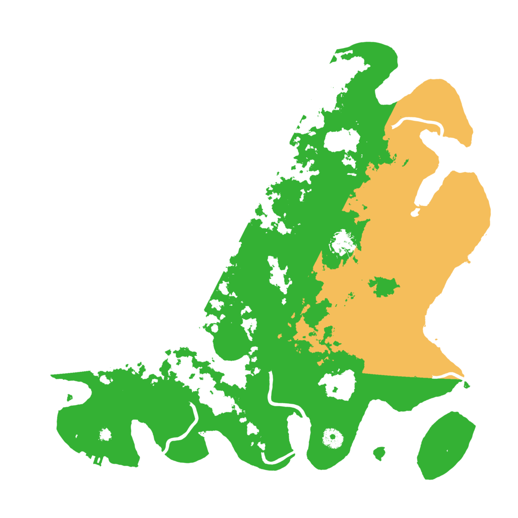 Biome Rust Map: Procedural Map, Size: 3850, Seed: 107014749