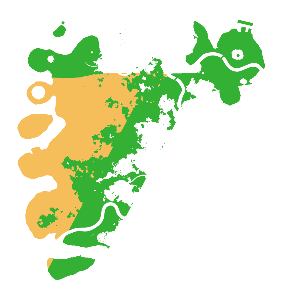 Biome Rust Map: Procedural Map, Size: 3850, Seed: 509118129