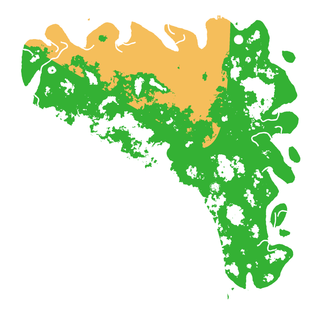 Biome Rust Map: Procedural Map, Size: 6000, Seed: 44088