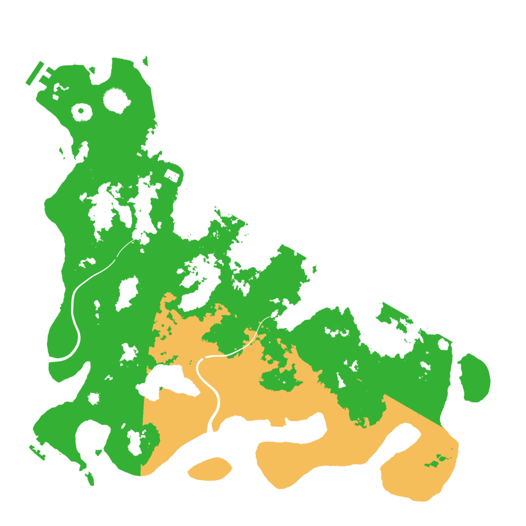 Biome Rust Map: Procedural Map, Size: 4000, Seed: 1338158980