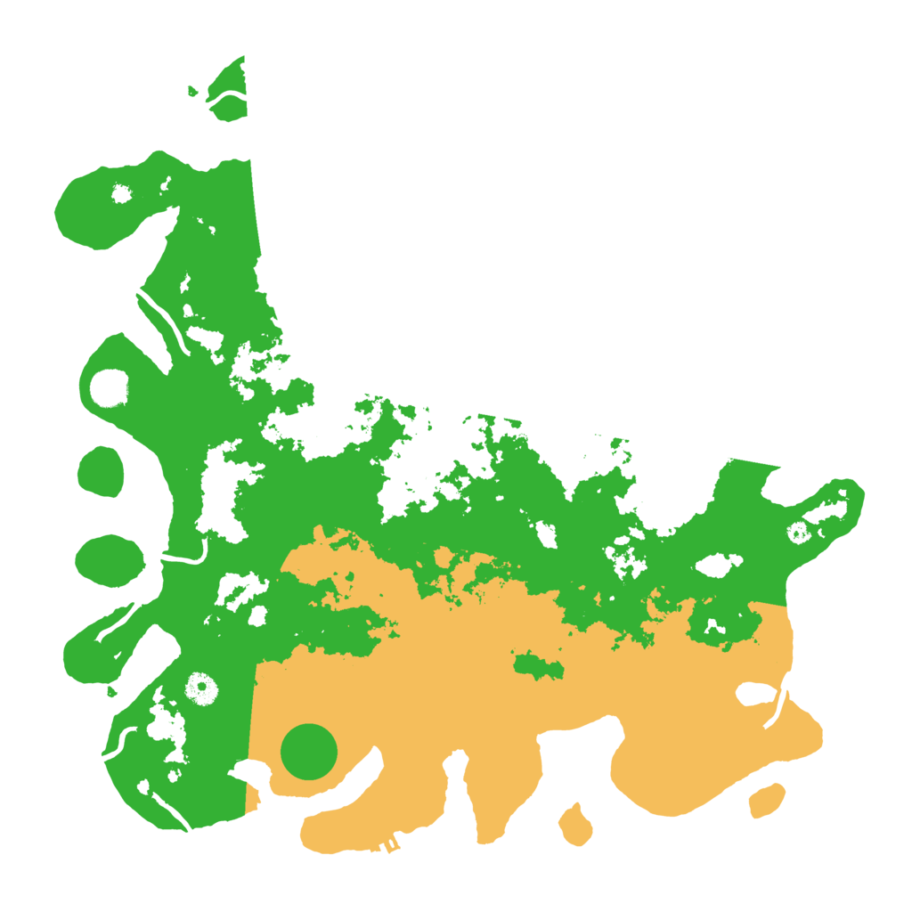 Biome Rust Map: Procedural Map, Size: 4250, Seed: 203895