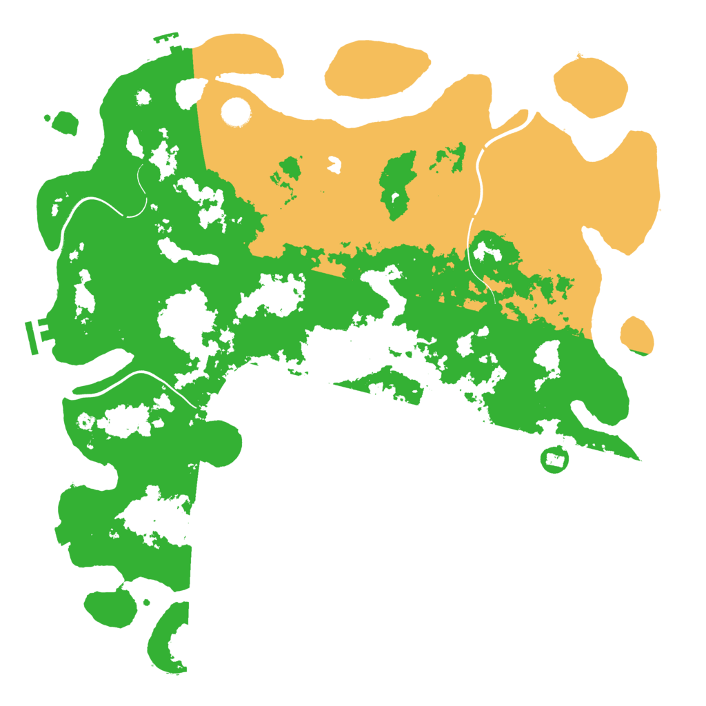 Biome Rust Map: Procedural Map, Size: 4250, Seed: 6291638