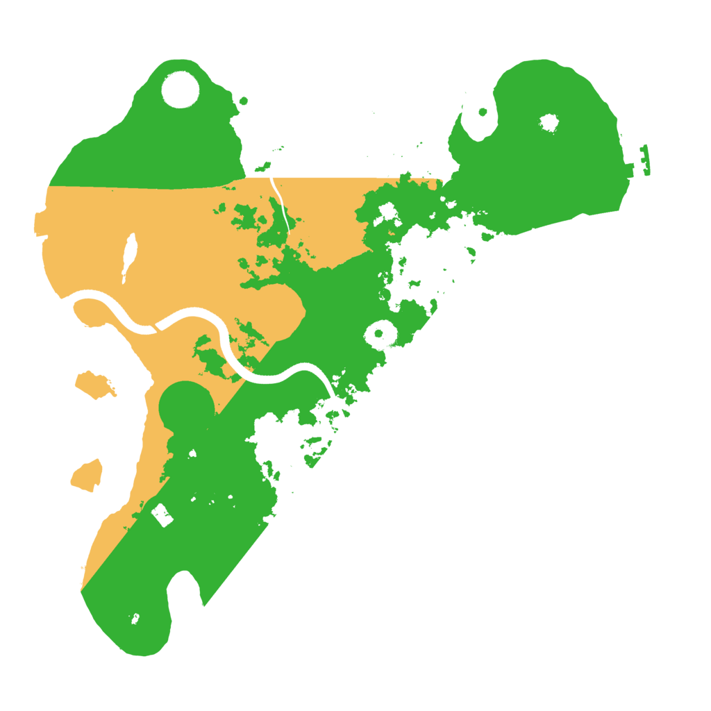 Biome Rust Map: Procedural Map, Size: 3500, Seed: 156322826