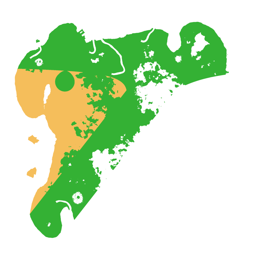 Biome Rust Map: Procedural Map, Size: 3500, Seed: 156322826