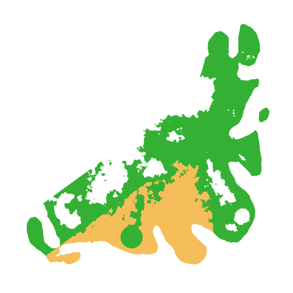 Biome Rust Map: Barren, Size: 3500, Seed: 936069851