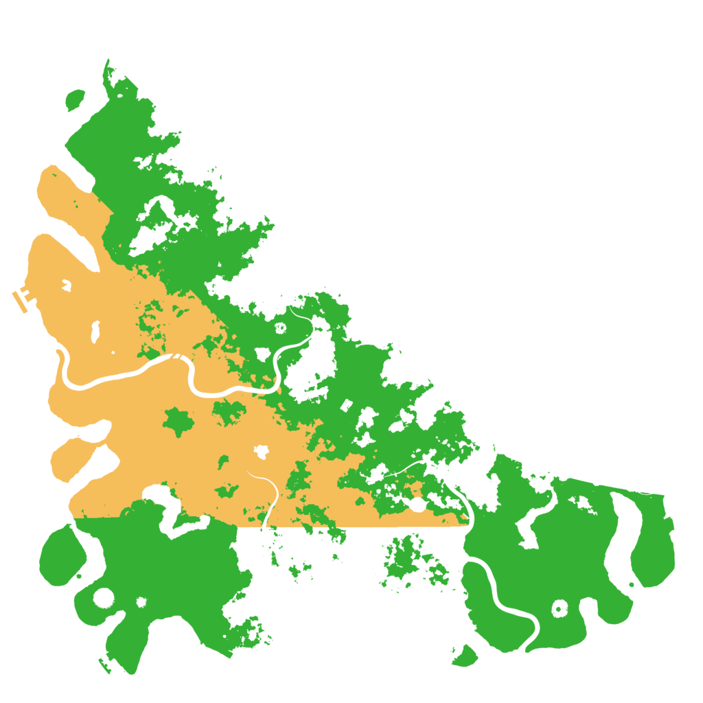 Biome Rust Map: Procedural Map, Size: 6000, Seed: 308785