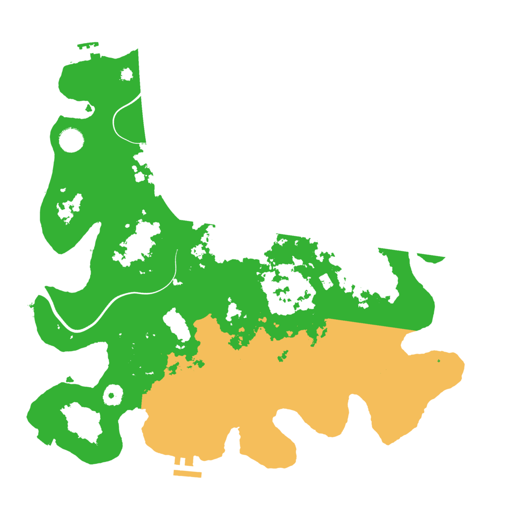 Biome Rust Map: Procedural Map, Size: 3700, Seed: 346322