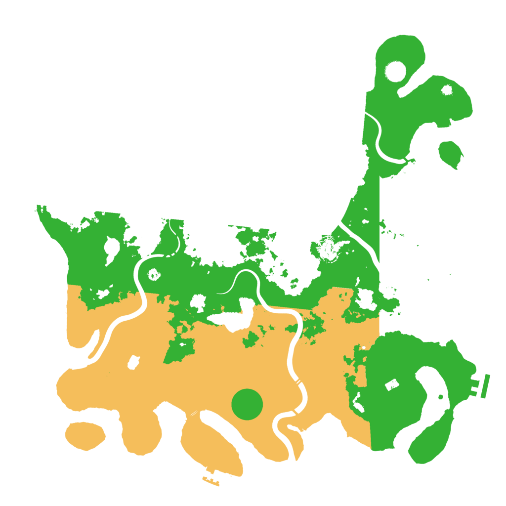 Biome Rust Map: Procedural Map, Size: 4250, Seed: 3020373
