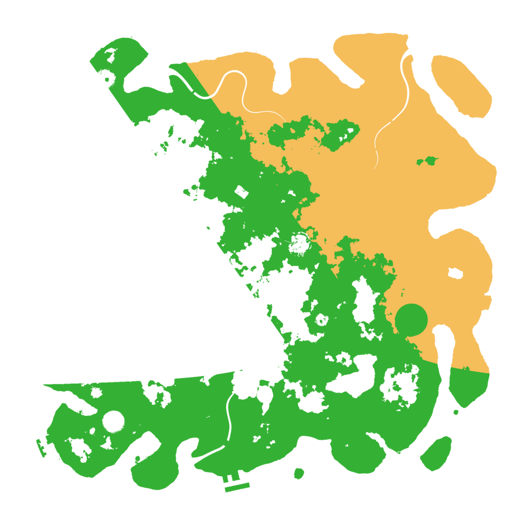 Biome Rust Map: Procedural Map, Size: 4250, Seed: 668670