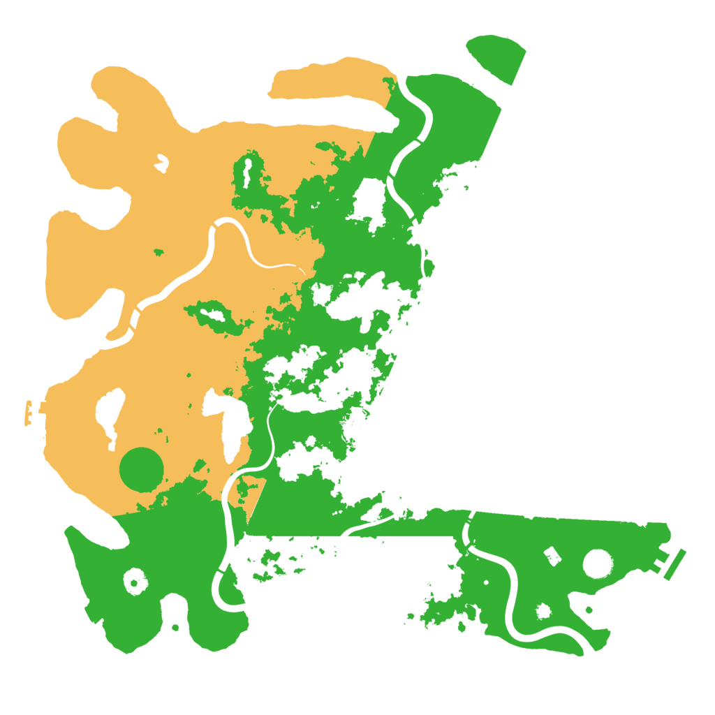 Biome Rust Map: Procedural Map, Size: 4250, Seed: 5220216