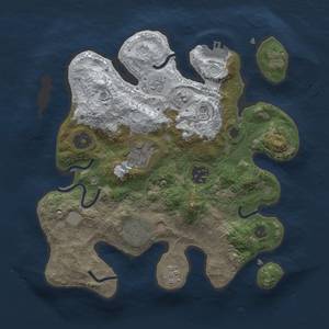 Thumbnail Rust Map: Procedural Map, Size: 2800, Seed: 5643, 12 Monuments