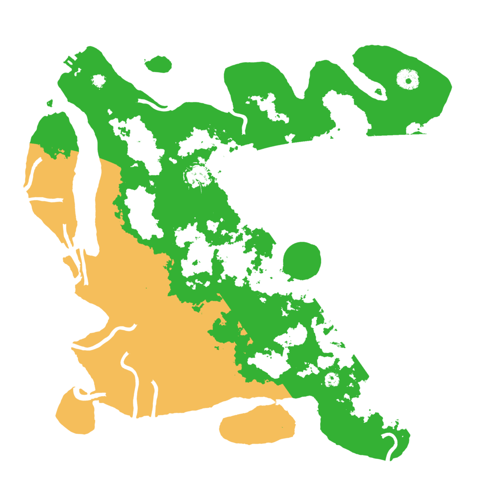 Biome Rust Map: Procedural Map, Size: 3500, Seed: 2526168