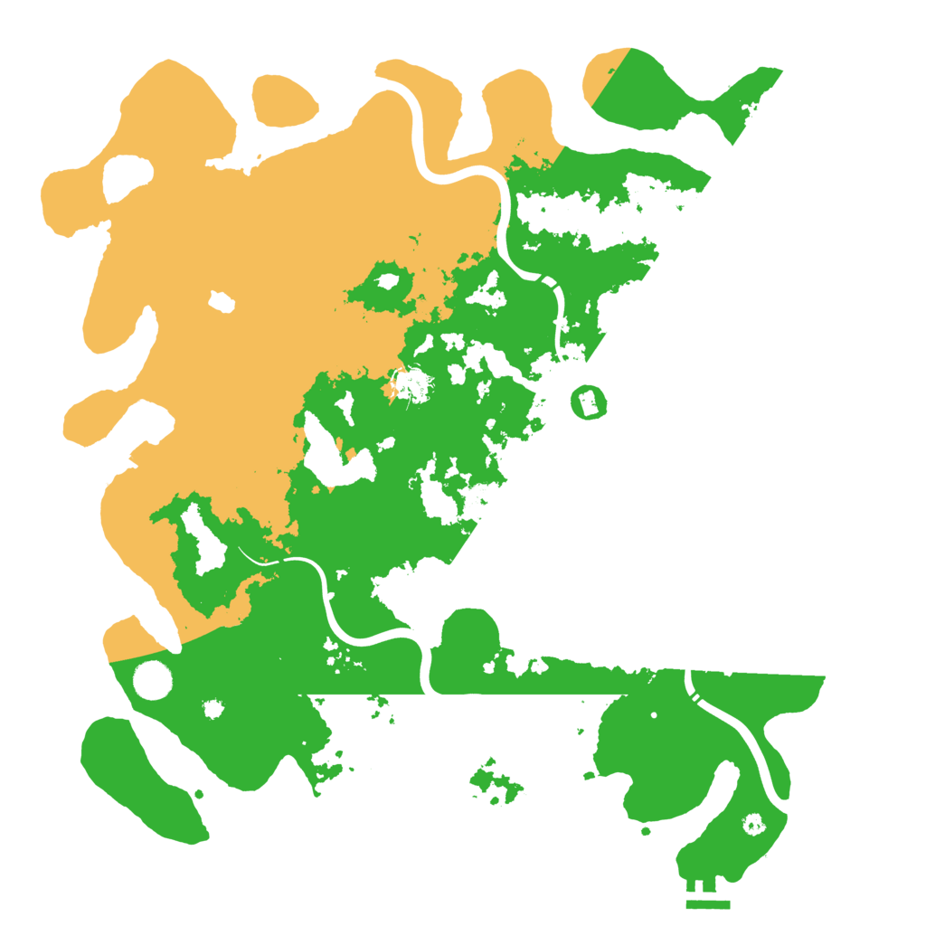 Biome Rust Map: Procedural Map, Size: 4250, Seed: 2419061