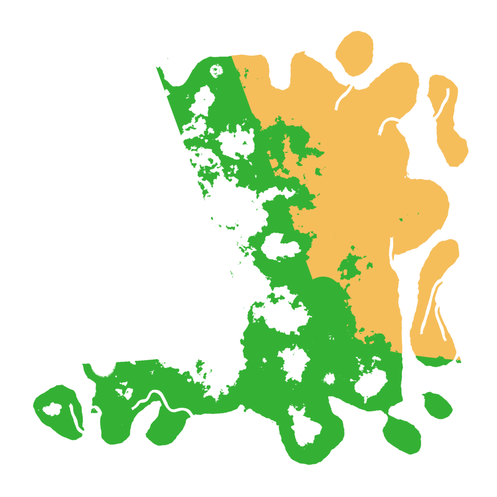Biome Rust Map: Procedural Map, Size: 4000, Seed: 843586