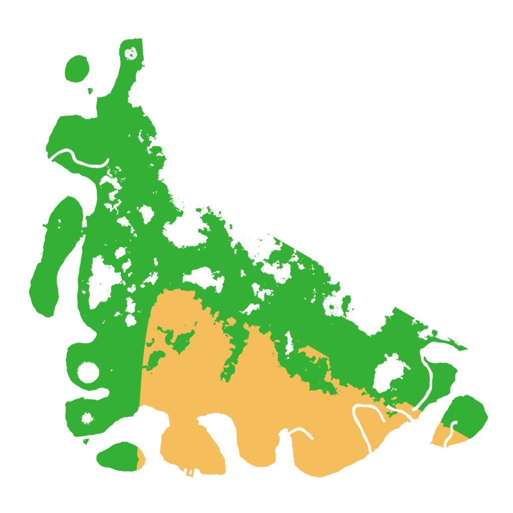 Biome Rust Map: Procedural Map, Size: 4250, Seed: 6339077