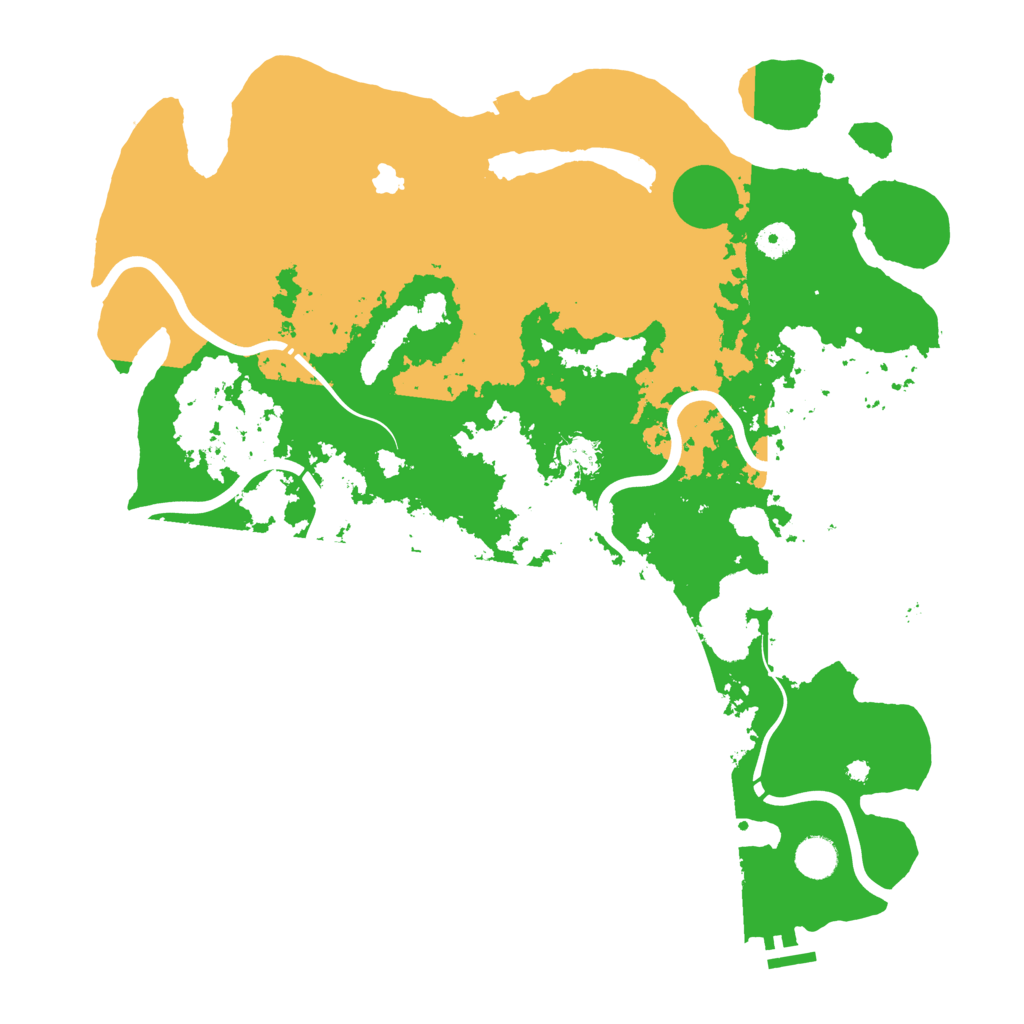 Biome Rust Map: Procedural Map, Size: 4250, Seed: 3823771