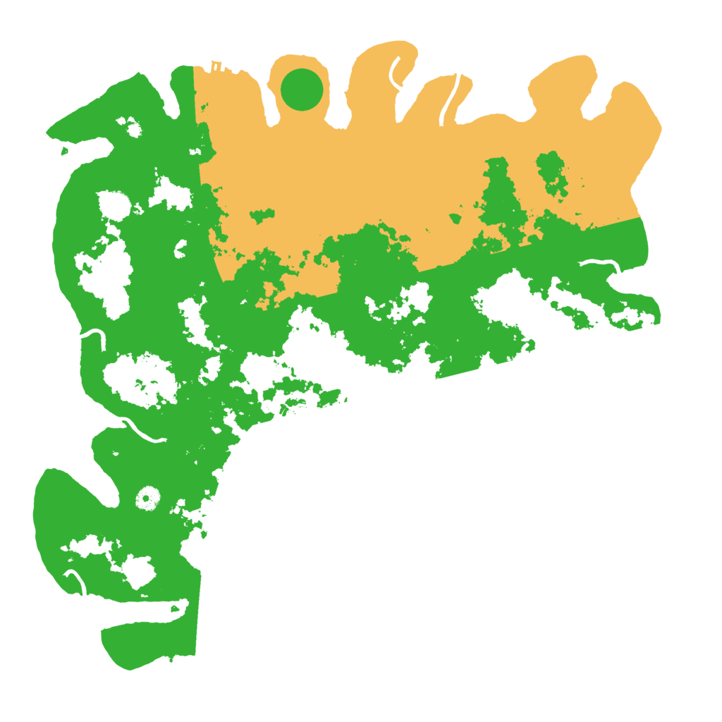 Biome Rust Map: Procedural Map, Size: 4500, Seed: 6278060