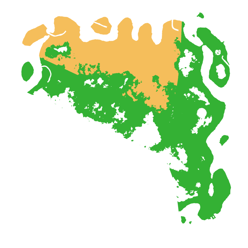 Biome Rust Map: Procedural Map, Size: 4500, Seed: 4595652